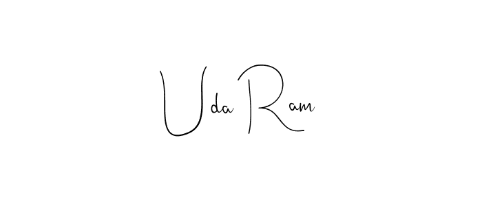 Make a beautiful signature design for name Uda Ram. Use this online signature maker to create a handwritten signature for free. Uda Ram signature style 4 images and pictures png