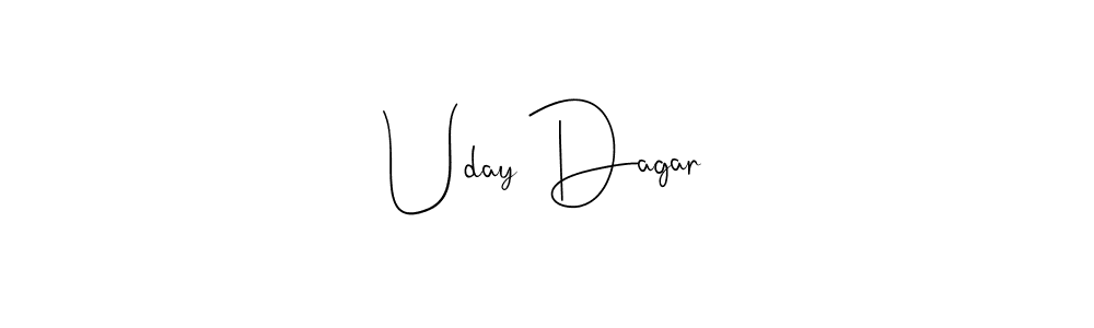 How to make Uday Dagar signature? Andilay-7BmLP is a professional autograph style. Create handwritten signature for Uday Dagar name. Uday Dagar signature style 4 images and pictures png