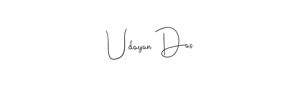 Make a beautiful signature design for name Udayan Das. With this signature (Andilay-7BmLP) style, you can create a handwritten signature for free. Udayan Das signature style 4 images and pictures png