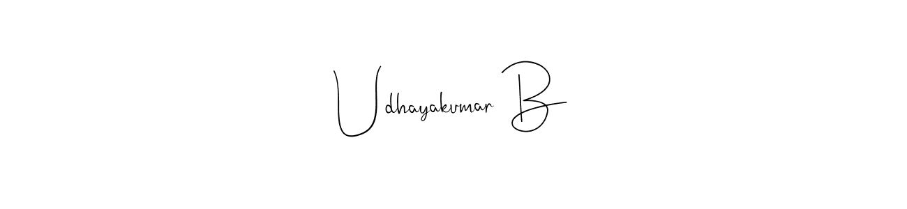 Here are the top 10 professional signature styles for the name Udhayakumar B. These are the best autograph styles you can use for your name. Udhayakumar B signature style 4 images and pictures png