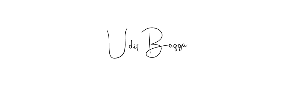 How to make Udit Bagga signature? Andilay-7BmLP is a professional autograph style. Create handwritten signature for Udit Bagga name. Udit Bagga signature style 4 images and pictures png