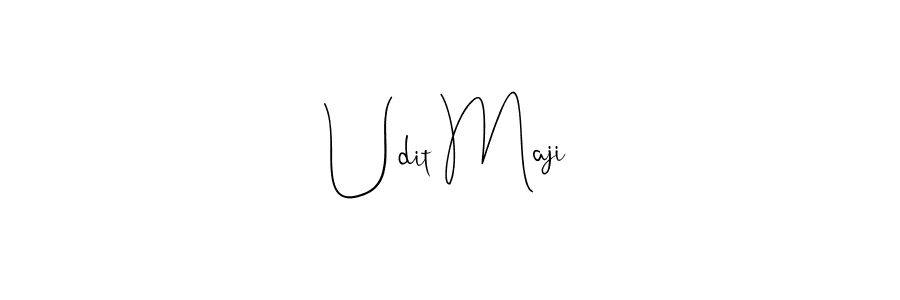 You can use this online signature creator to create a handwritten signature for the name Udit Maji. This is the best online autograph maker. Udit Maji signature style 4 images and pictures png