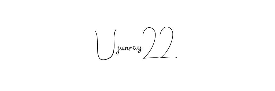 if you are searching for the best signature style for your name Ujanray22. so please give up your signature search. here we have designed multiple signature styles  using Andilay-7BmLP. Ujanray22 signature style 4 images and pictures png