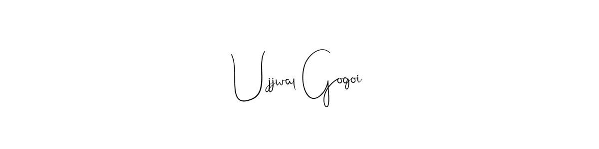 You should practise on your own different ways (Andilay-7BmLP) to write your name (Ujjwal Gogoi) in signature. don't let someone else do it for you. Ujjwal Gogoi signature style 4 images and pictures png