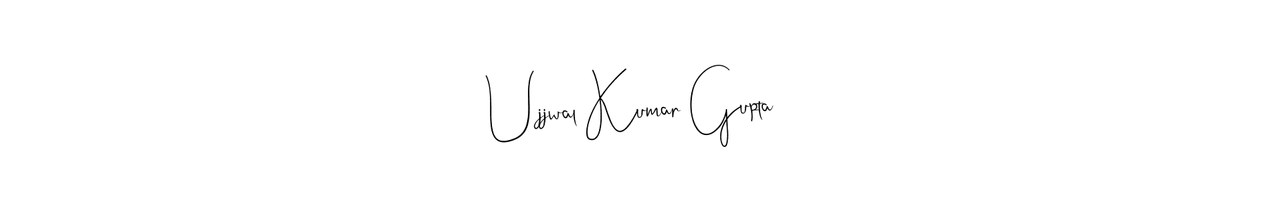 Make a beautiful signature design for name Ujjwal Kumar Gupta. Use this online signature maker to create a handwritten signature for free. Ujjwal Kumar Gupta signature style 4 images and pictures png