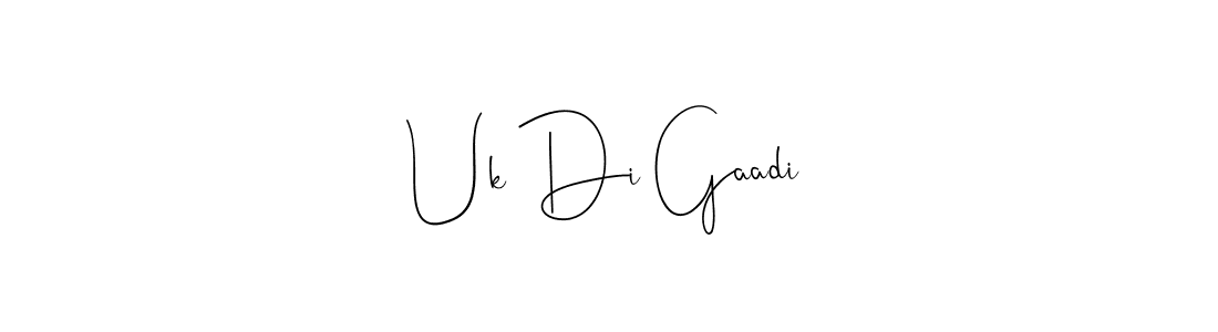 See photos of Uk Di Gaadi official signature by Spectra . Check more albums & portfolios. Read reviews & check more about Andilay-7BmLP font. Uk Di Gaadi signature style 4 images and pictures png