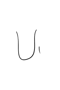 How to make Ul signature? Andilay-7BmLP is a professional autograph style. Create handwritten signature for Ul name. Ul signature style 4 images and pictures png