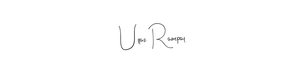 Use a signature maker to create a handwritten signature online. With this signature software, you can design (Andilay-7BmLP) your own signature for name Ullas Rampal. Ullas Rampal signature style 4 images and pictures png
