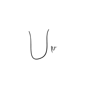 Make a beautiful signature design for name Ulu. With this signature (Andilay-7BmLP) style, you can create a handwritten signature for free. Ulu signature style 4 images and pictures png