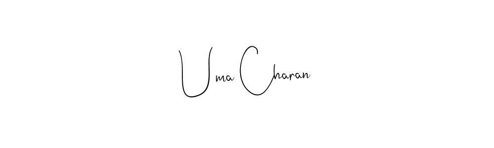 Similarly Andilay-7BmLP is the best handwritten signature design. Signature creator online .You can use it as an online autograph creator for name Uma Charan. Uma Charan signature style 4 images and pictures png