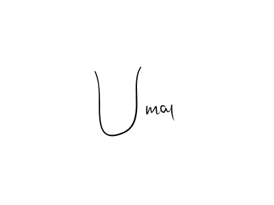 Use a signature maker to create a handwritten signature online. With this signature software, you can design (Andilay-7BmLP) your own signature for name Umal. Umal signature style 4 images and pictures png