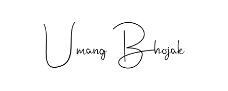 Build your personal autograph collection for name Umang Bhojak with Andilay-7BmLP design. Browse, select, and save your favorites. Umang Bhojak signature style 4 images and pictures png