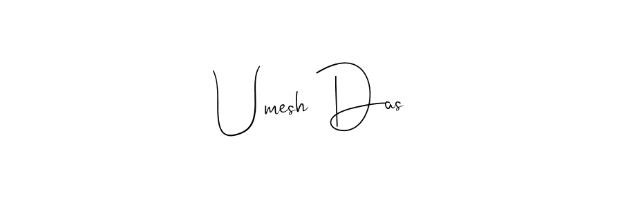 Make a beautiful signature design for name Umesh Das. Use this online signature maker to create a handwritten signature for free. Umesh Das signature style 4 images and pictures png