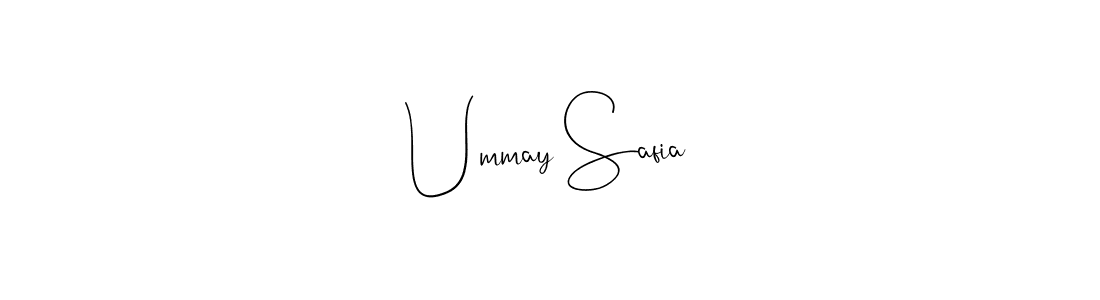 The best way (Andilay-7BmLP) to make a short signature is to pick only two or three words in your name. The name Ummay Safia include a total of six letters. For converting this name. Ummay Safia signature style 4 images and pictures png