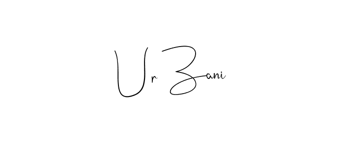 Here are the top 10 professional signature styles for the name Ur Zani. These are the best autograph styles you can use for your name. Ur Zani signature style 4 images and pictures png