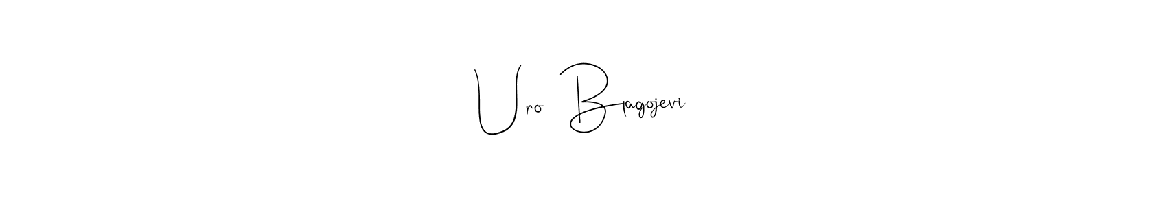 Here are the top 10 professional signature styles for the name Uroš Blagojević. These are the best autograph styles you can use for your name. Uroš Blagojević signature style 4 images and pictures png
