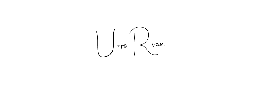 How to Draw Urrs Rvan signature style? Andilay-7BmLP is a latest design signature styles for name Urrs Rvan. Urrs Rvan signature style 4 images and pictures png