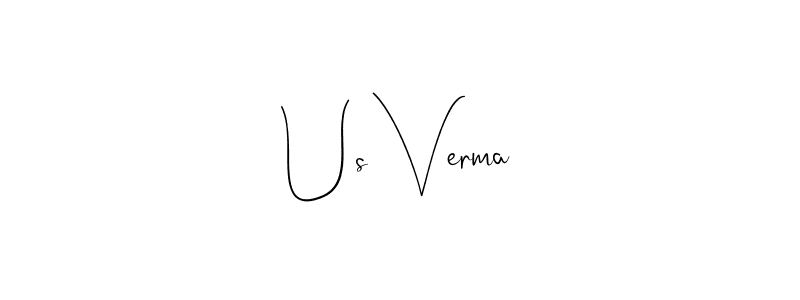 Here are the top 10 professional signature styles for the name Us Verma. These are the best autograph styles you can use for your name. Us Verma signature style 4 images and pictures png