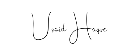 It looks like you need a new signature style for name Usaid Haque. Design unique handwritten (Andilay-7BmLP) signature with our free signature maker in just a few clicks. Usaid Haque signature style 4 images and pictures png