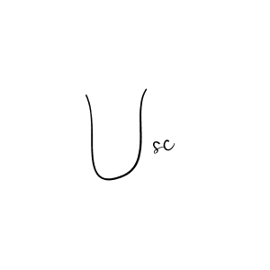 Make a beautiful signature design for name Usc. Use this online signature maker to create a handwritten signature for free. Usc signature style 4 images and pictures png