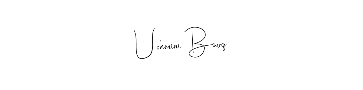 Check out images of Autograph of Ushmini Baug name. Actor Ushmini Baug Signature Style. Andilay-7BmLP is a professional sign style online. Ushmini Baug signature style 4 images and pictures png