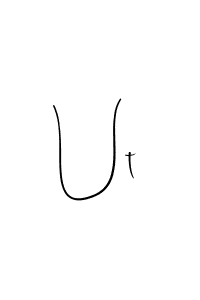 Make a beautiful signature design for name Ut. Use this online signature maker to create a handwritten signature for free. Ut signature style 4 images and pictures png