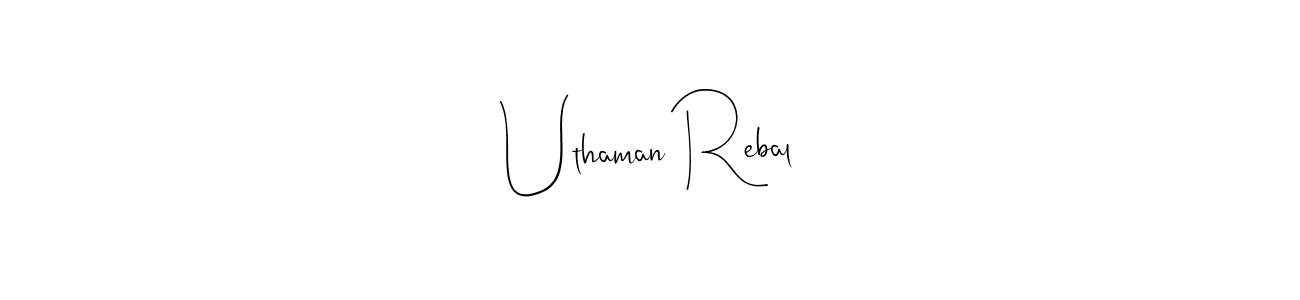 Similarly Andilay-7BmLP is the best handwritten signature design. Signature creator online .You can use it as an online autograph creator for name Uthaman Rebal. Uthaman Rebal signature style 4 images and pictures png