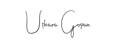 Stand out with a creative autograph for Uthara Gopan. The Andilay-7BmLP styling blends modern aesthetics with classic signature flourishes. Uthara Gopan signature style 4 images and pictures png
