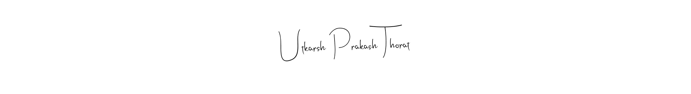 Also we have Utkarsh Prakash Thorat name is the best signature style. Create professional handwritten signature collection using Andilay-7BmLP autograph style. Utkarsh Prakash Thorat signature style 4 images and pictures png