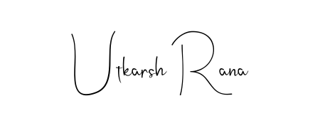 If you are searching for the best signature style for your name Utkarsh Rana, here we have designed multiple signature styles using Andilay-7BmLP. Utkarsh Rana signature style 4 images and pictures png
