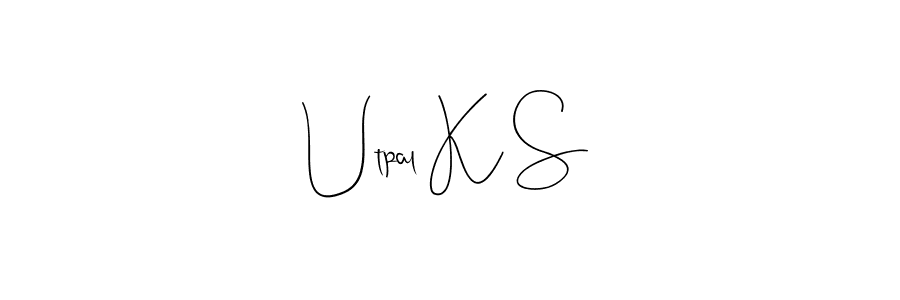 Make a beautiful signature design for name Utpal K S. Use this online signature maker to create a handwritten signature for free. Utpal K S signature style 4 images and pictures png