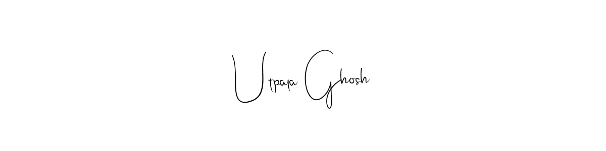 Make a beautiful signature design for name Utpala Ghosh. Use this online signature maker to create a handwritten signature for free. Utpala Ghosh signature style 4 images and pictures png