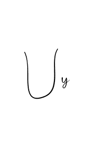 How to Draw Uy signature style? Andilay-7BmLP is a latest design signature styles for name Uy. Uy signature style 4 images and pictures png