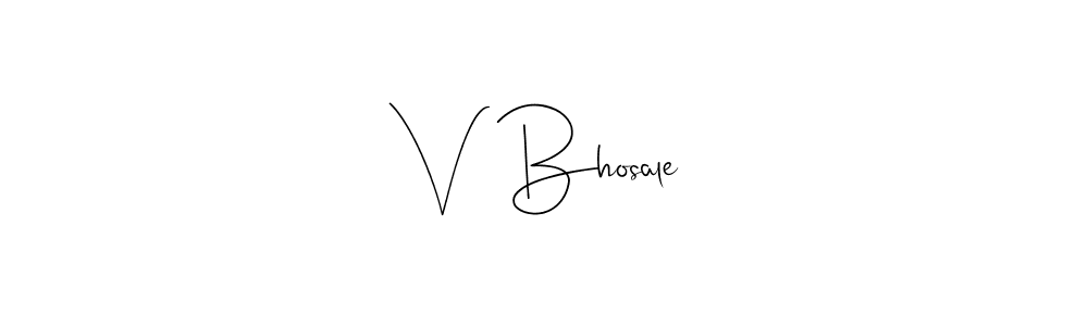 Once you've used our free online signature maker to create your best signature Andilay-7BmLP style, it's time to enjoy all of the benefits that V  Bhosale name signing documents. V  Bhosale signature style 4 images and pictures png