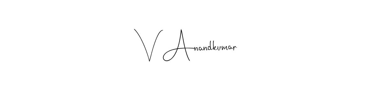 It looks lik you need a new signature style for name V Anandkumar. Design unique handwritten (Andilay-7BmLP) signature with our free signature maker in just a few clicks. V Anandkumar signature style 4 images and pictures png