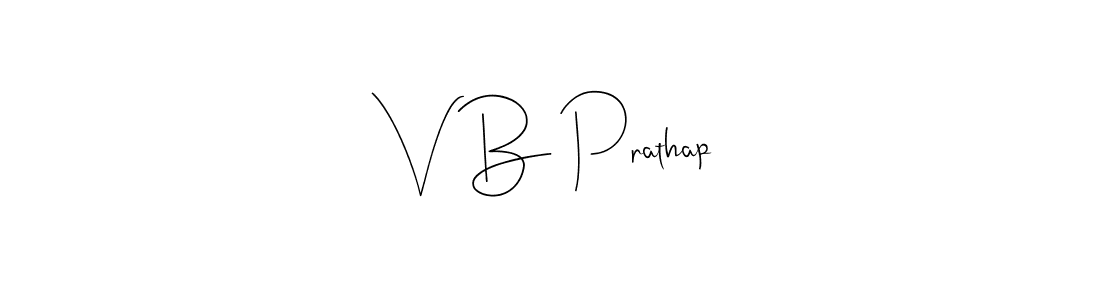 V B Prathap stylish signature style. Best Handwritten Sign (Andilay-7BmLP) for my name. Handwritten Signature Collection Ideas for my name V B Prathap. V B Prathap signature style 4 images and pictures png