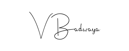 Turn your name V Badwaya into a signature brand with Andilay-7BmLP styling. Download in standard PNG or transparent format anytime. V Badwaya signature style 4 images and pictures png