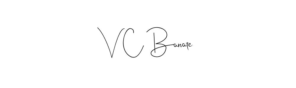 You can use this online signature creator to create a handwritten signature for the name V C Banate. This is the best online autograph maker. V C Banate signature style 4 images and pictures png