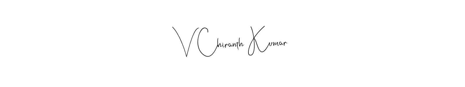 See photos of V Chiranth Kumar official signature by Spectra . Check more albums & portfolios. Read reviews & check more about Andilay-7BmLP font. V Chiranth Kumar signature style 4 images and pictures png