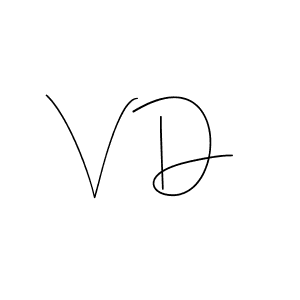 Also You can easily find your signature by using the search form. We will create V D name handwritten signature images for you free of cost using Andilay-7BmLP sign style. V D signature style 4 images and pictures png