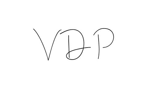 Andilay-7BmLP is a professional signature style that is perfect for those who want to add a touch of class to their signature. It is also a great choice for those who want to make their signature more unique. Get V D P name to fancy signature for free. V D P signature style 4 images and pictures png