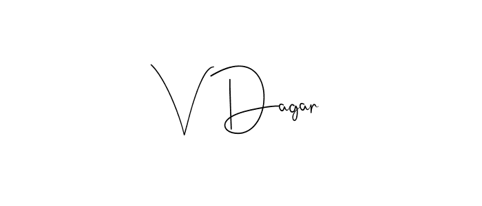This is the best signature style for the V Dagar name. Also you like these signature font (Andilay-7BmLP). Mix name signature. V Dagar signature style 4 images and pictures png