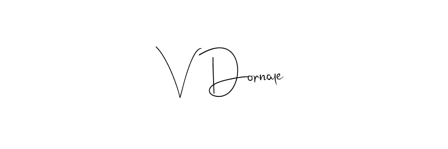 Best and Professional Signature Style for V Dornale. Andilay-7BmLP Best Signature Style Collection. V Dornale signature style 4 images and pictures png