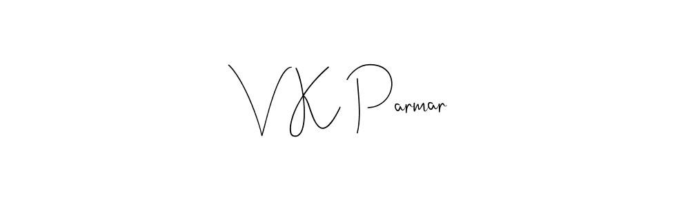 Use a signature maker to create a handwritten signature online. With this signature software, you can design (Andilay-7BmLP) your own signature for name V K Parmar. V K Parmar signature style 4 images and pictures png