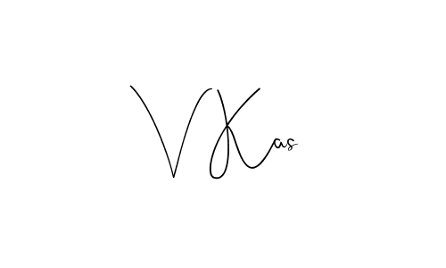 How to make V Kas signature? Andilay-7BmLP is a professional autograph style. Create handwritten signature for V Kas name. V Kas signature style 4 images and pictures png