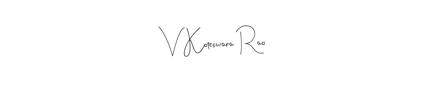 V Koteswara Rao stylish signature style. Best Handwritten Sign (Andilay-7BmLP) for my name. Handwritten Signature Collection Ideas for my name V Koteswara Rao. V Koteswara Rao signature style 4 images and pictures png