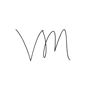 The best way (Andilay-7BmLP) to make a short signature is to pick only two or three words in your name. The name V M include a total of six letters. For converting this name. V M signature style 4 images and pictures png