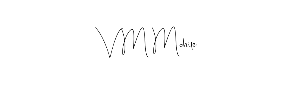 Similarly Andilay-7BmLP is the best handwritten signature design. Signature creator online .You can use it as an online autograph creator for name V M Mohite. V M Mohite signature style 4 images and pictures png