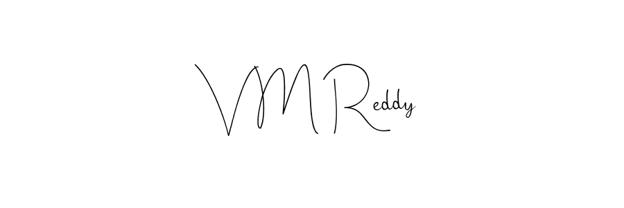 How to Draw V M Reddy signature style? Andilay-7BmLP is a latest design signature styles for name V M Reddy. V M Reddy signature style 4 images and pictures png