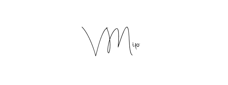 Here are the top 10 professional signature styles for the name V Miloš. These are the best autograph styles you can use for your name. V Miloš signature style 4 images and pictures png